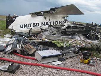 Найден "черный ящик" разбившегося в Конго самолета ООН