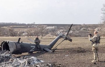 Бойцы ВСУ уничтожили московитский вертолет Ми-8 на Харьковщине