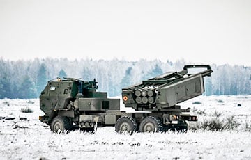 Украинские военные ракетой из РСЗО HIMARS уничтожили место запуска московитских дронов