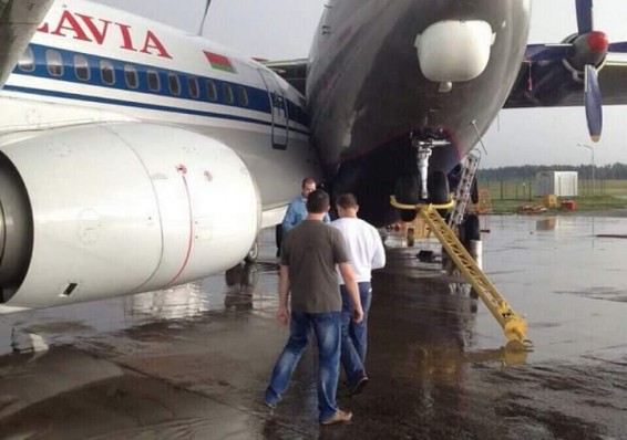 Буря повредила в Национальном аэропорту «Минск» восемь самолетов