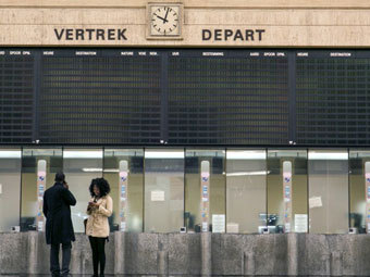 Бельгия осталась на сутки без железнодорожного транспорта