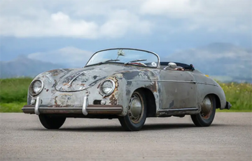 В США обнаружили заброшенный Porsche 1955 года выпуска