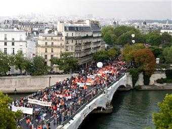Во Франции прошли крупные акции протеста