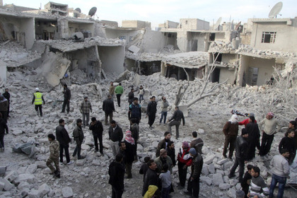 В результате бомбардировки в Алеппо погибли 44 человека