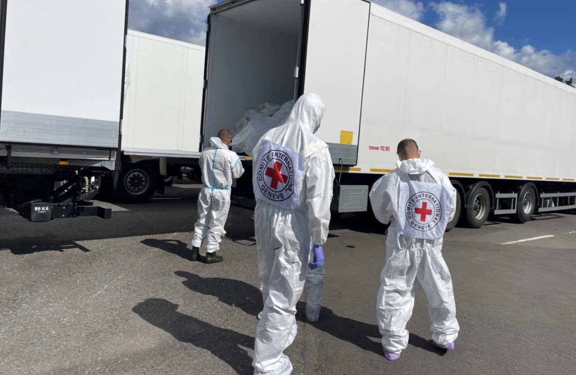 Московия и Украина проводят обмен телами погибших военных