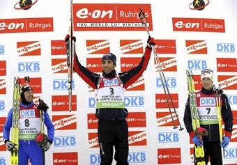 Александр Бабчин занял 32-е место в гонке преследования на этапе Кубка мира по биатлону в Контиолахти