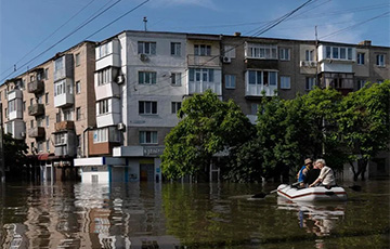 В оккупированной Голой Пристани затопило около 200 домов