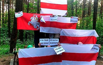 Белорусы провели ряд акций протеста