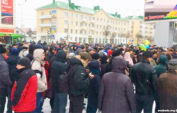 Жители Барановичей вышли на Марш рассерженных белорусов
