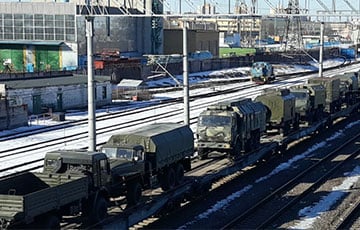 Очередной военный эшелон уехал из Беларуси на Юго-Восток Московии