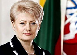 Даля Грибаускайте: Литва будет придерживаться решения ЕС по Беларуси