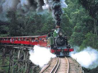 На исторической железной дороге в Австралии произошла авария