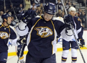 Голевой пас Сергея Костицына помог "Нэшвиллу" выиграть у "Сан-Хосе" в чемпионате НХЛ