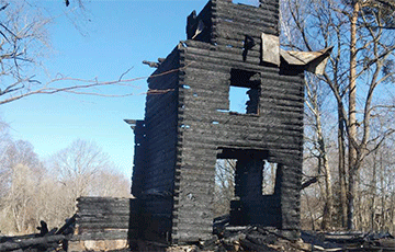 В Городокском районе сгорел костел конца XIX века