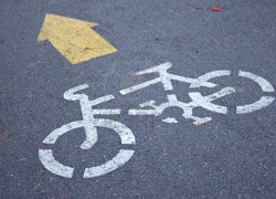 На тротуарах Минска нарисуют велодорожки