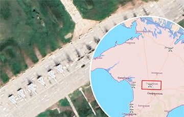 Украинские дроны поразили ключевой аэродром московитов в Крыму