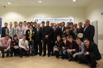 Минский "Юниор" в третий раз стал победителем высшей лиги чемпионата Беларуси по хоккею