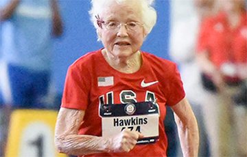 102-летняя спортсменка по прозвищу «Ураган» установила два мировых рекорда