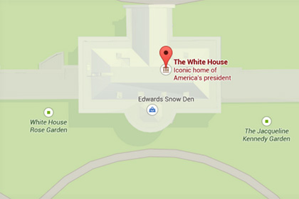 Карты Google Maps нашли Эдварда Сноудена в Белом доме