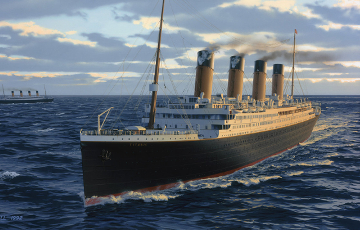 Опубликована уникальная съемка затонувшего «Титаника» 