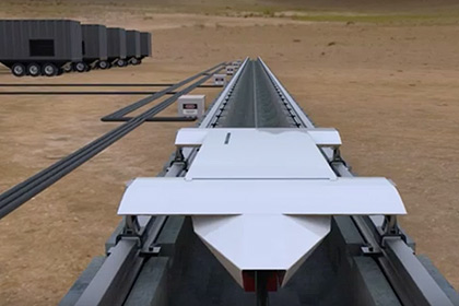 Тестовый трек сверхзвукового поезда Hyperloop запустят в 2016 году