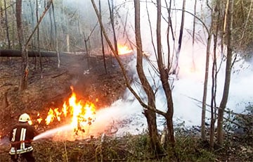 В Прикарпатье произошел пожар на нефтепроводе