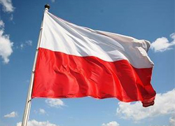 В Лиде нашли флаг с фамилией первого президента Польши