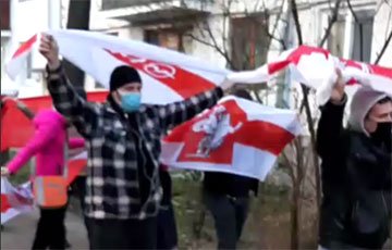 Минские партизаны вышли на мощный марш в Тракторном