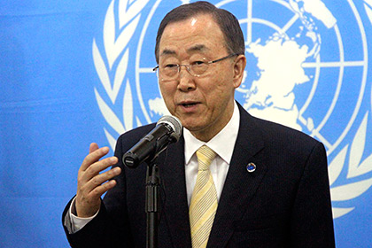 Пан Ги Мун предложил свою помощь в разрешении кризиса на Украине