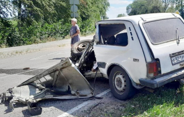 Московитские военные второй раз за месяц раздавили танком автомобиль с водителем