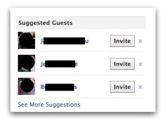 Facebook подберет гостей к мероприятиям