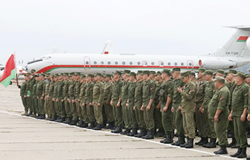 Беларусские военные отправились в Московию