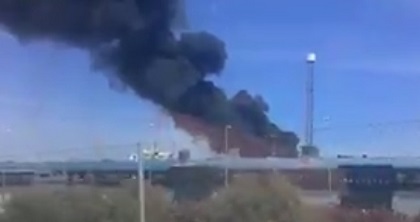 Самолет Airbus A400M упал на завод Coca-Cola в испанской Севилье