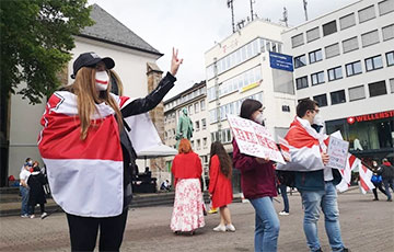 В Германии прошла яркая акция солидарности с белорусским народом
