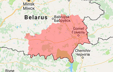 На границе Беларуси с Украиной появился спецтехника с символами «Z»