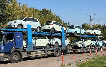 В Беларусь привезли новые китайские машины