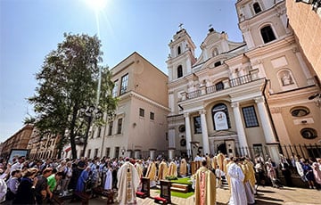 В Минске прошла католическая процессия, посвященная празднику Тела и Крови Христовых