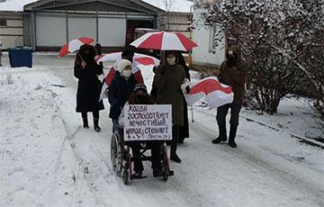 Пенсионеры Витебска вышли на марш протеста