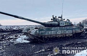 Под Харьковом полицейские уничтожили два танка российских оккупантов