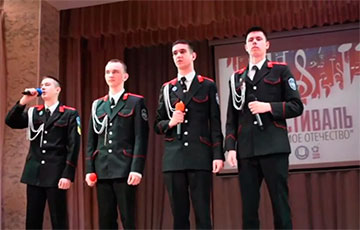 Видеофакт: Московитские кадеты поют песню о «Грузе-200»