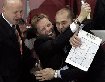 Василий Спиридонов назван лучшим тренером хоккейного сезона-2011/12 в Беларуси