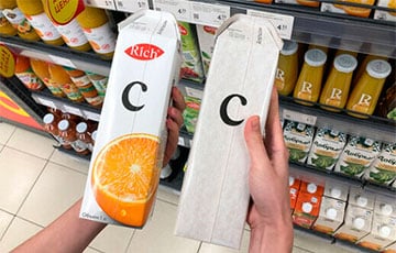 Беларусы заметили в магазинах сок в странной упаковке