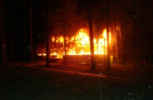 Пожар в детском лагере: погиб человек