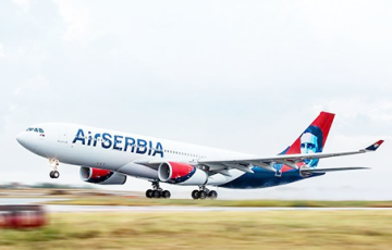 Air Serbia сокращает полеты в Московию