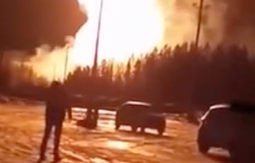 Место взрыва на железной дороге в тоннеле между Московией и Китаем показали на видео