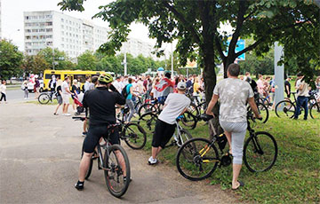 Светлану Тихановскую поддержали велосипедисты