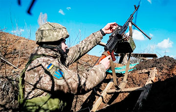 Воины полка Калиновского показали свои окопные будни