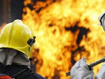 В Жодино ликвидируют последствия пожара на подстанции БелАЗа