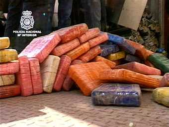 Испанская полиция арестовала полторы тонны кокаина