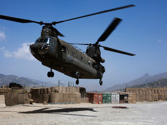При падении натовского вертолета в Афганистане погибли 11 человек